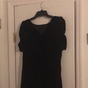 Black velvet dress (Talbots)
